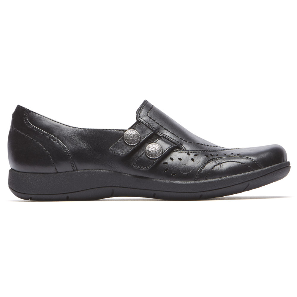 Rockport Slip-On Dam Svarta - Daisey - DZMNA3128